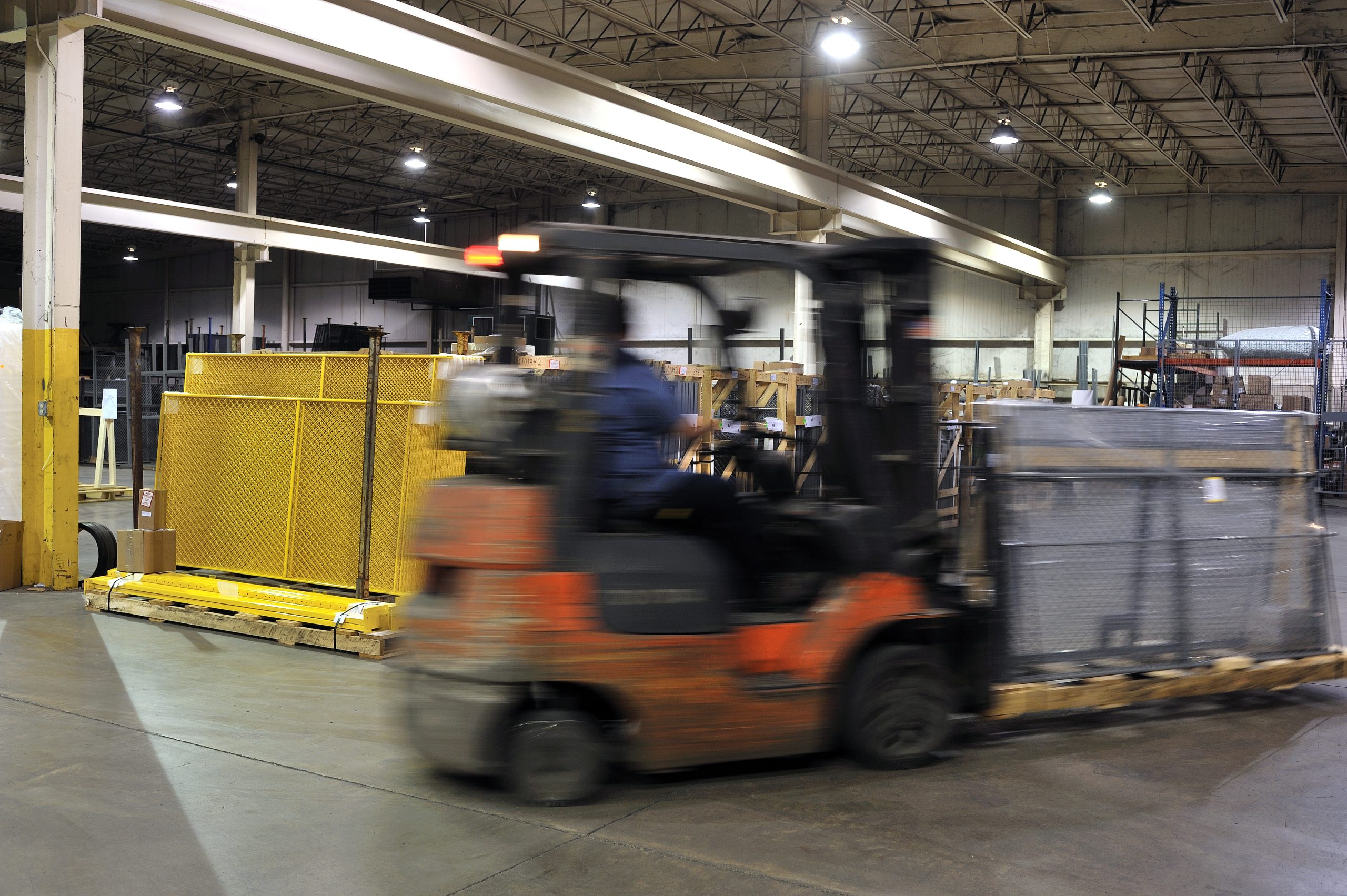 SpaceGuard Factory Warehouse Forklift
