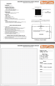 BeastWire™ Field Survey for Wire Mesh Partitions