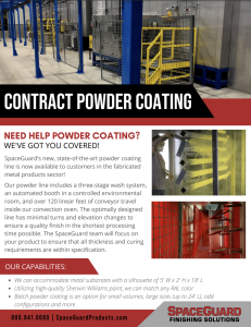 Contract Powder Coating Literature