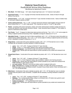 FordLogan Material Specifications