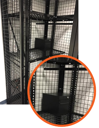 BeastWire Mesh Military Readiness Locker with Drawer - SpaceGuard Products.png