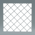 10 gauge, 1 ½” Diamond Woven Wire Panel - SpaceGuard Products