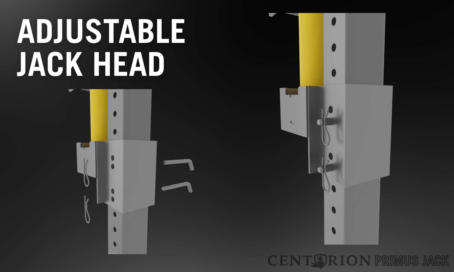 Centurion™ Primus Jack | Adjustable Jack Head
Slides and locks in 2