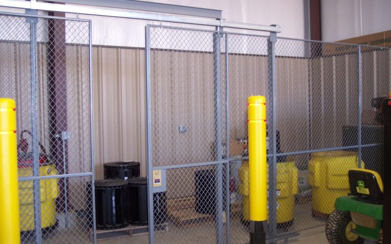 FordLogan Gray INDOT Equipment Cage with Double Slide Door