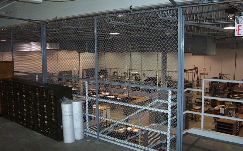 FordLogan Mezzanine Cage 1 - SpaceGuard Products
