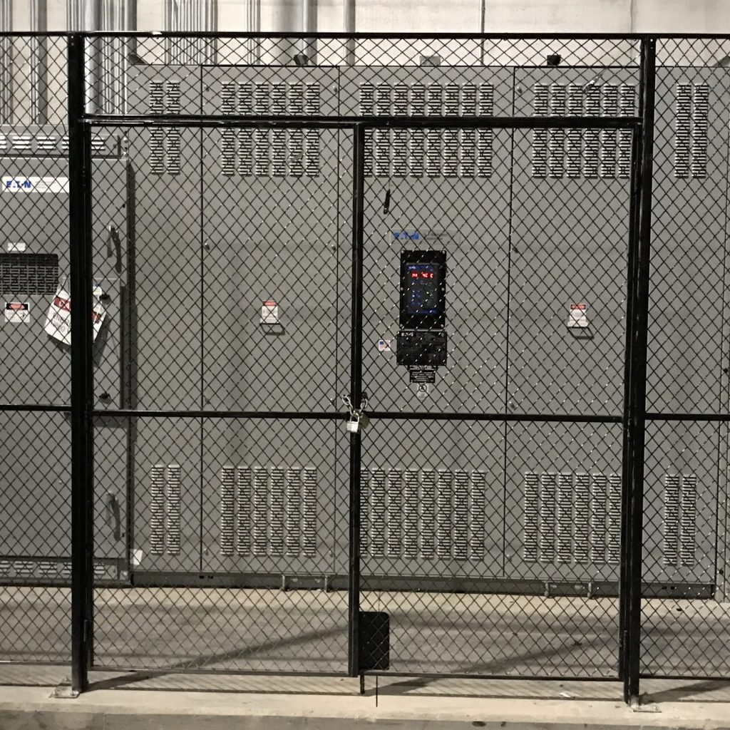 FordLogan Utility Cage - Double Hinge Door - Black