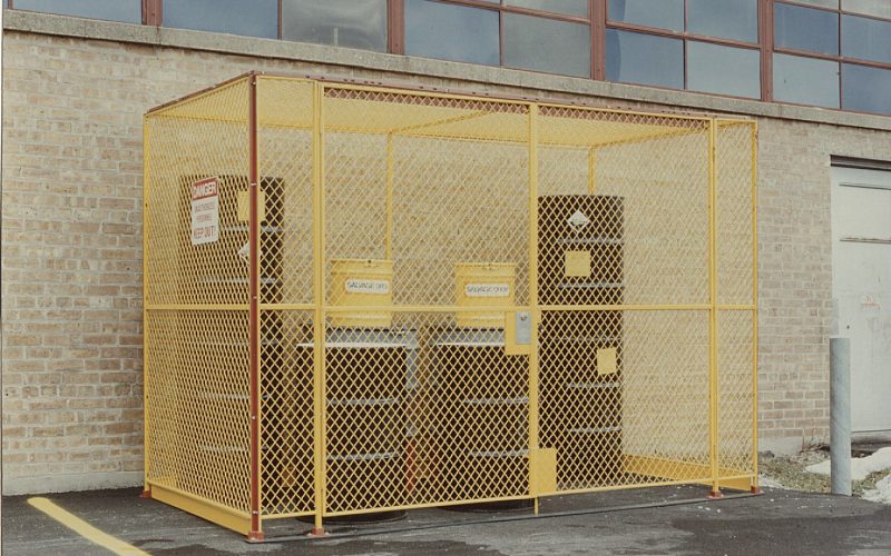 FordLogan outdoor Hazmat barrel storage