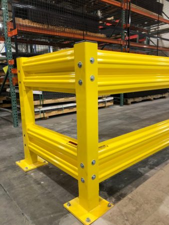 Yellow Industrial Guardrail - SpaceGuard Products
