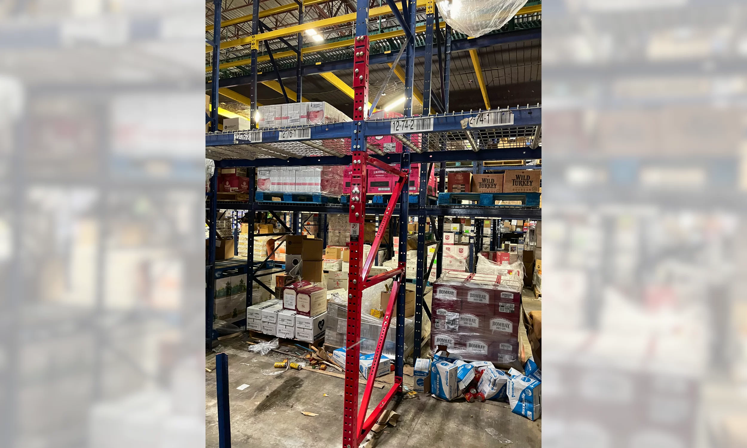 Centurion™ High Guard Pallet Rack Repair Kit Back Image