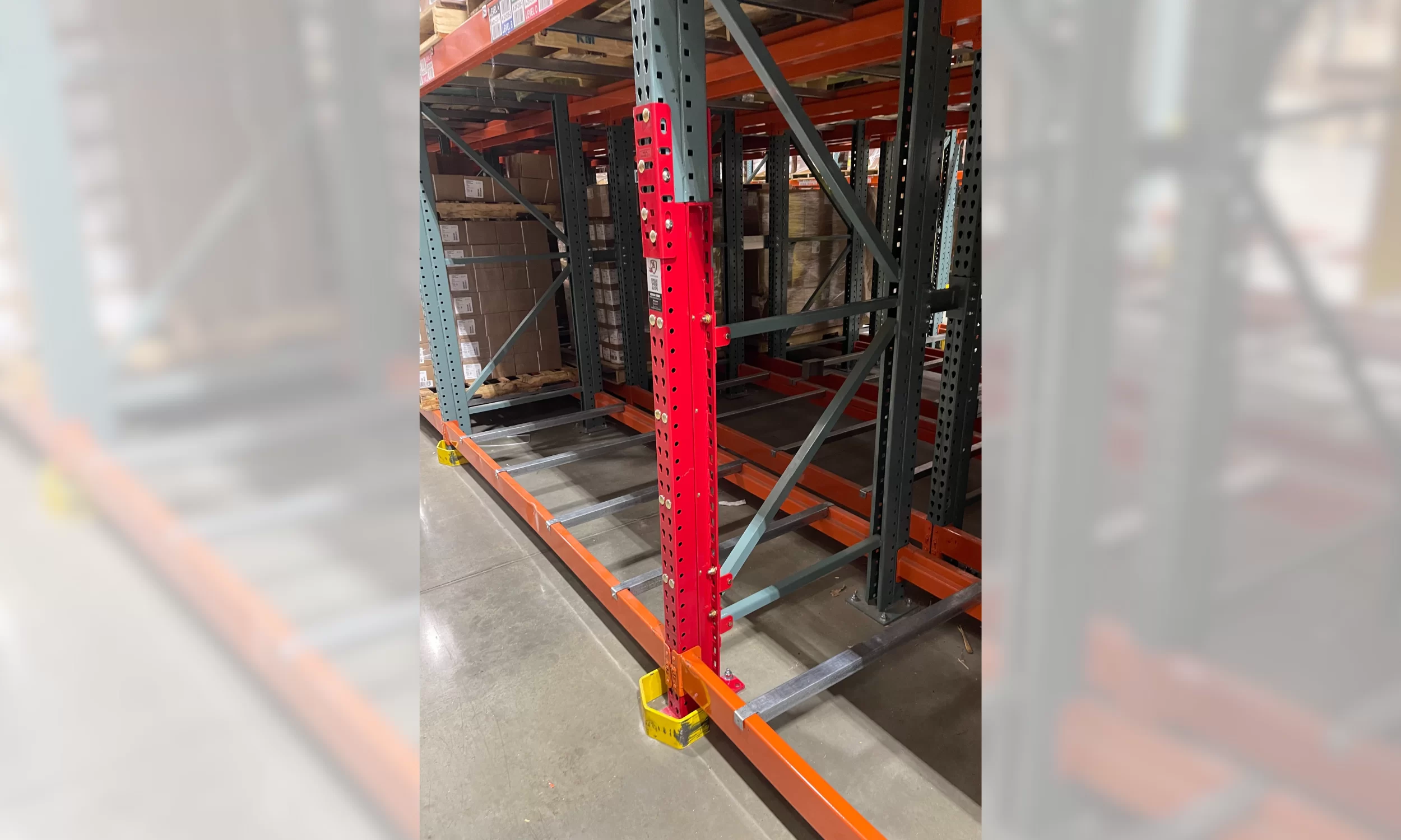 Centurion™ VanGuard Pallet Rack Repair Kits | In Orange Rack