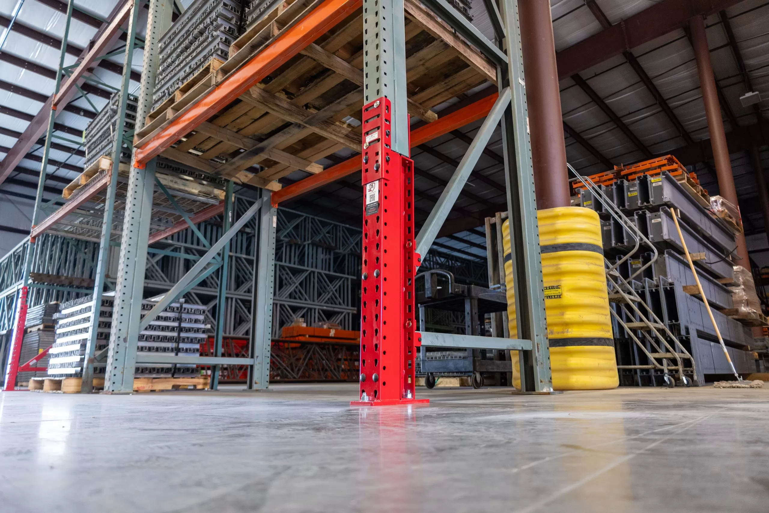 Centurion™ VanGuard Pallet Rack Repair Kits, Upward Angle, SpaceGuard Products