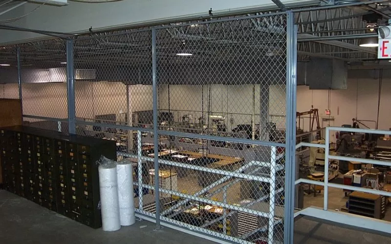 FordLogan Mezzanine Cage 1 - SpaceGuard Products